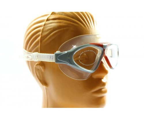 Povit Yetişkin Yüzücü Gözlüğü Kırmızı-Gümüş